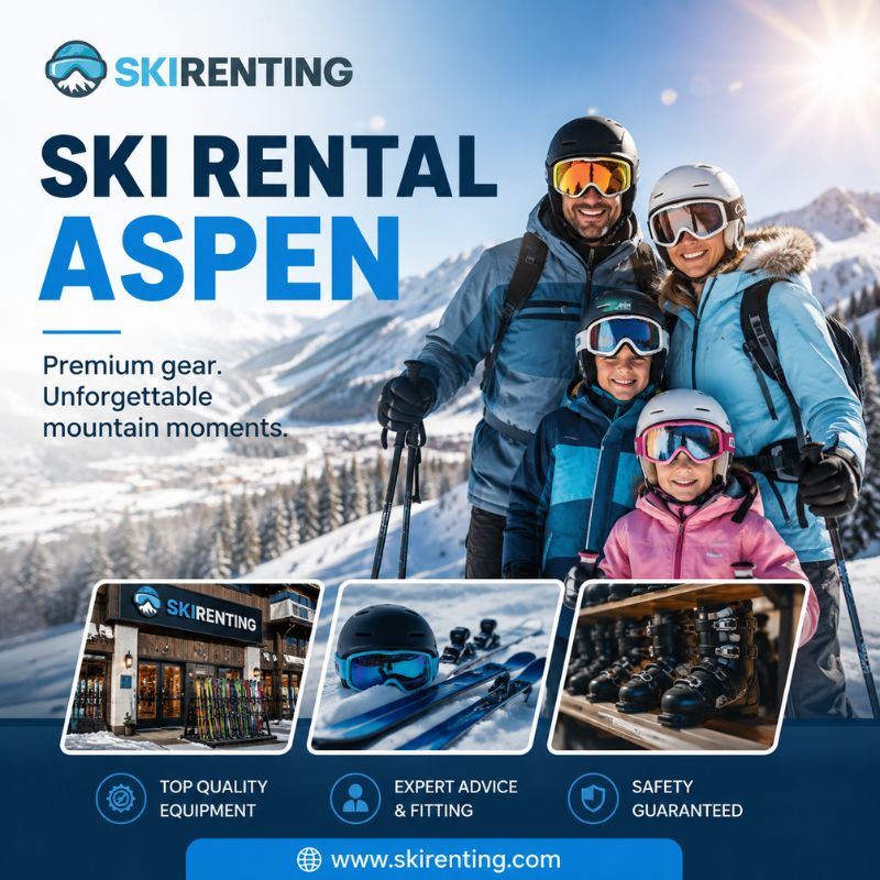 Ski rental Aspen para unas vacaciones cómodas y llenas de aventura
